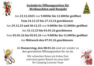 Betriebsurlaub Weihnachten