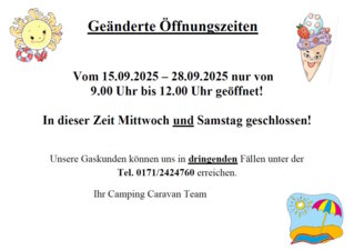 Betriebsurlaub Sommer